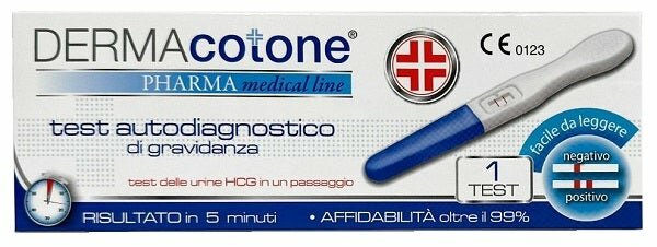 Test autodiagnostico di gravidanza dermacotone 1 pezzo