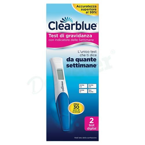 Test di gravidanza clearblue digital conception indicator 2pezzi