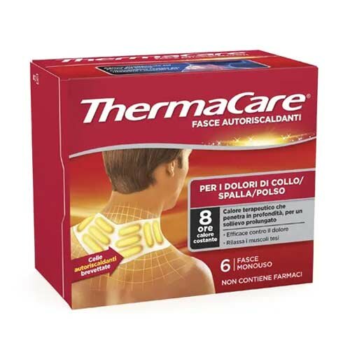 Thermacare Fasce Autoriscaldanti Terapeutiche Collo Spalla Polso 6 pezzi