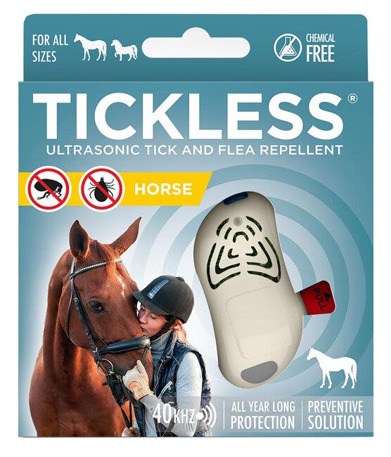Tickless horse repellente ad ultrasuoni colore beige