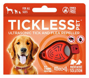 Tickless pet repellente ad ultrasuoni colore arancione