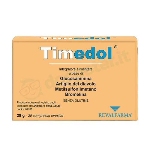 Timedol 20 compresse masticabili 1500 mg