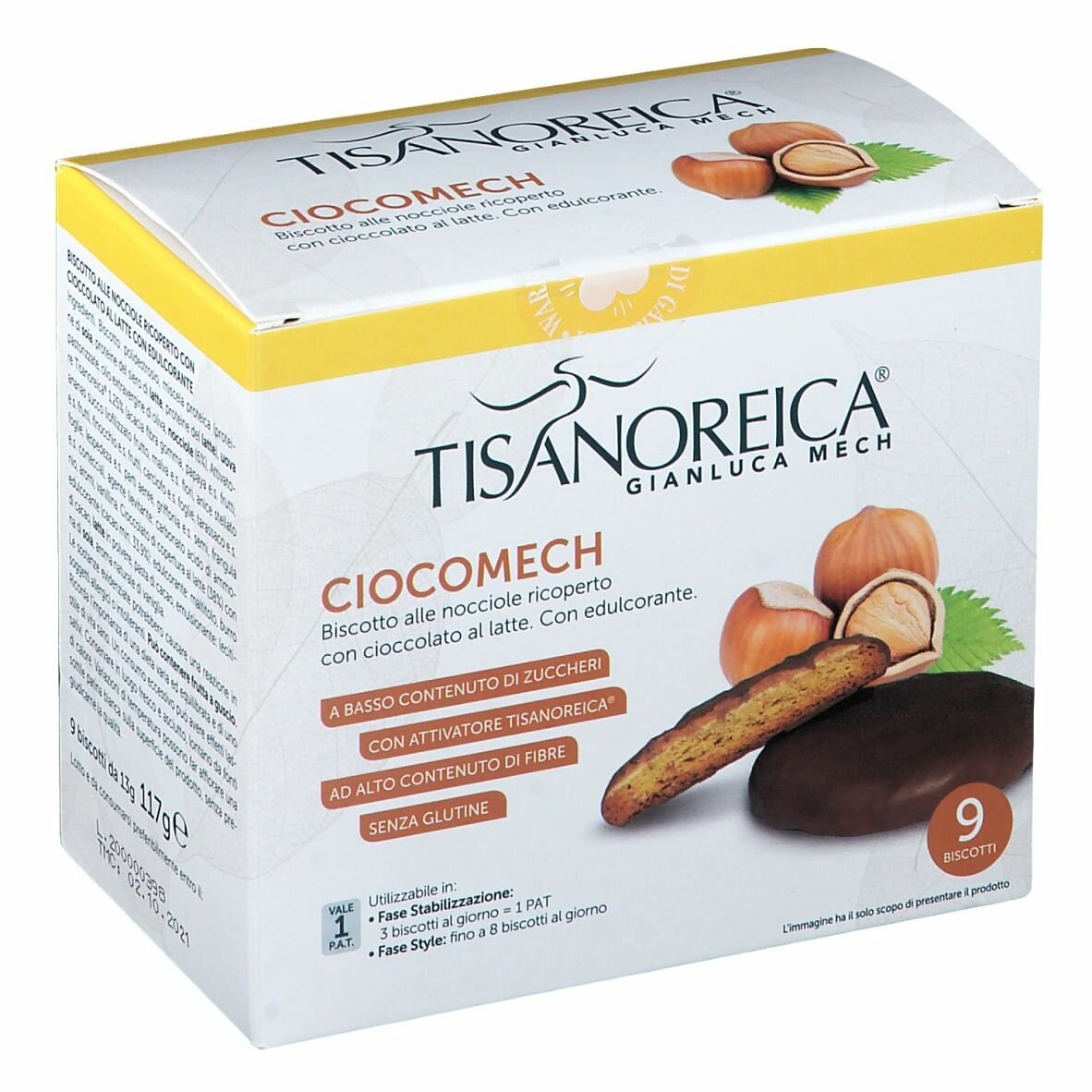 Tisanoreica vita ciocomech al latte biscotti 13 g 9 pezzi