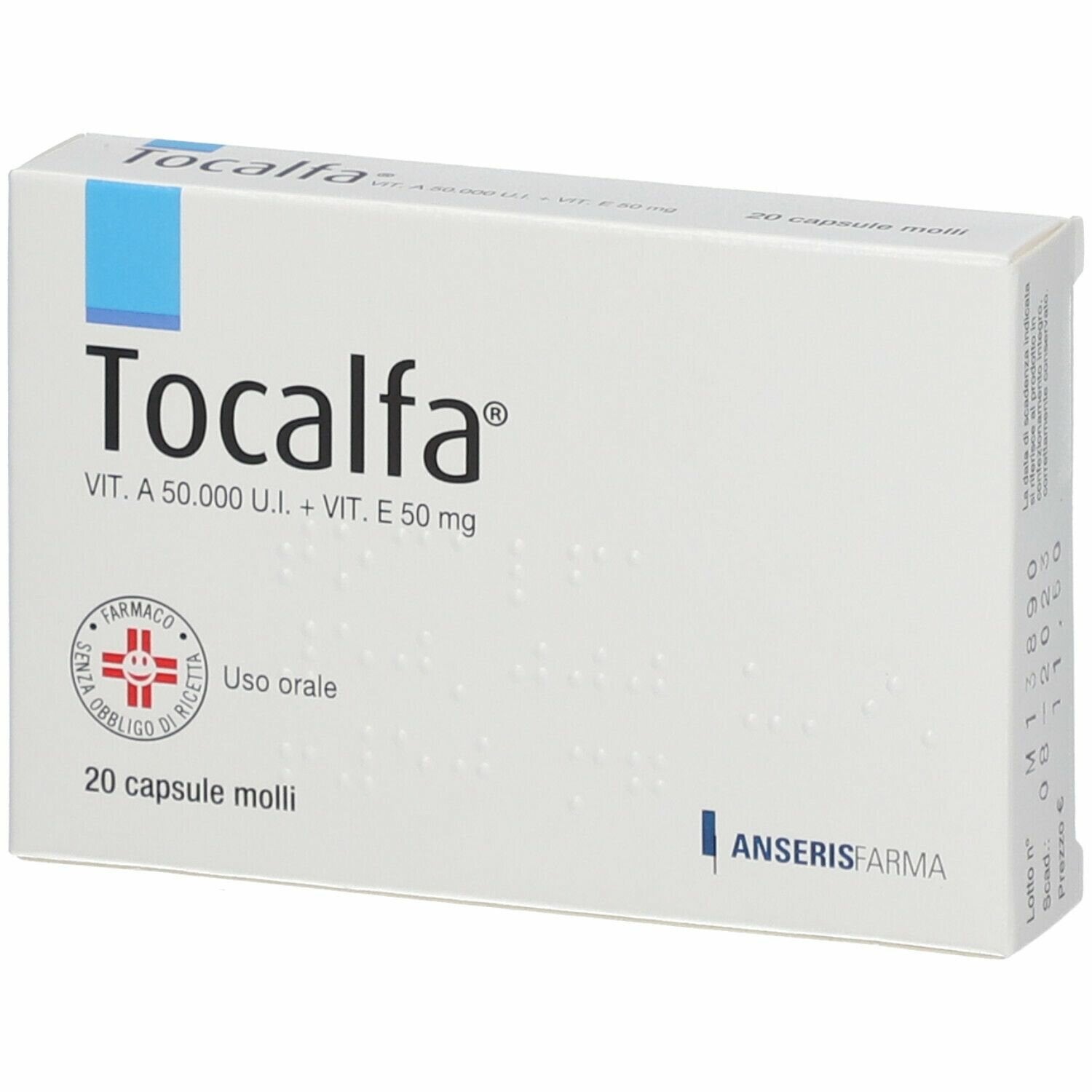 Tocalfa 20 capsule molli 50000ui+50