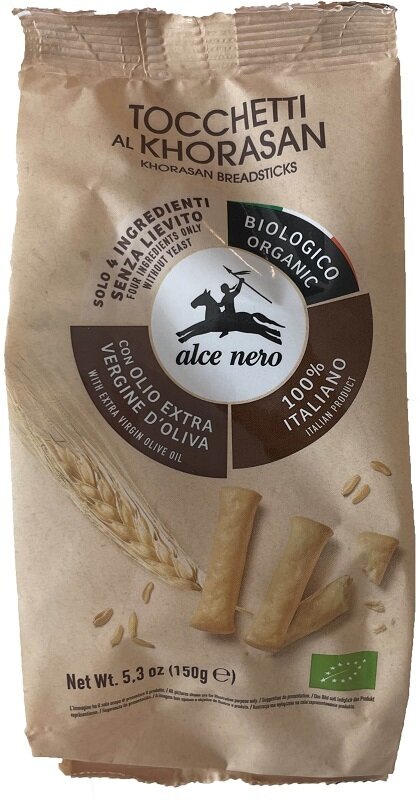 Tocchetti al khorasan e olio extra vergine d'oliva bio 150 g