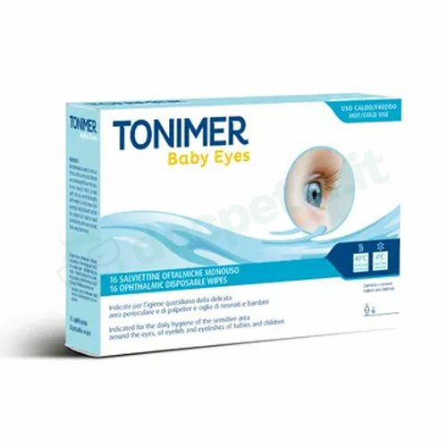 Tonimer Oftalmiche Baby per Bambini e Neonati 16 Salviettine 