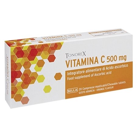 Tonorex vitamina c 500 mg 20 compresse