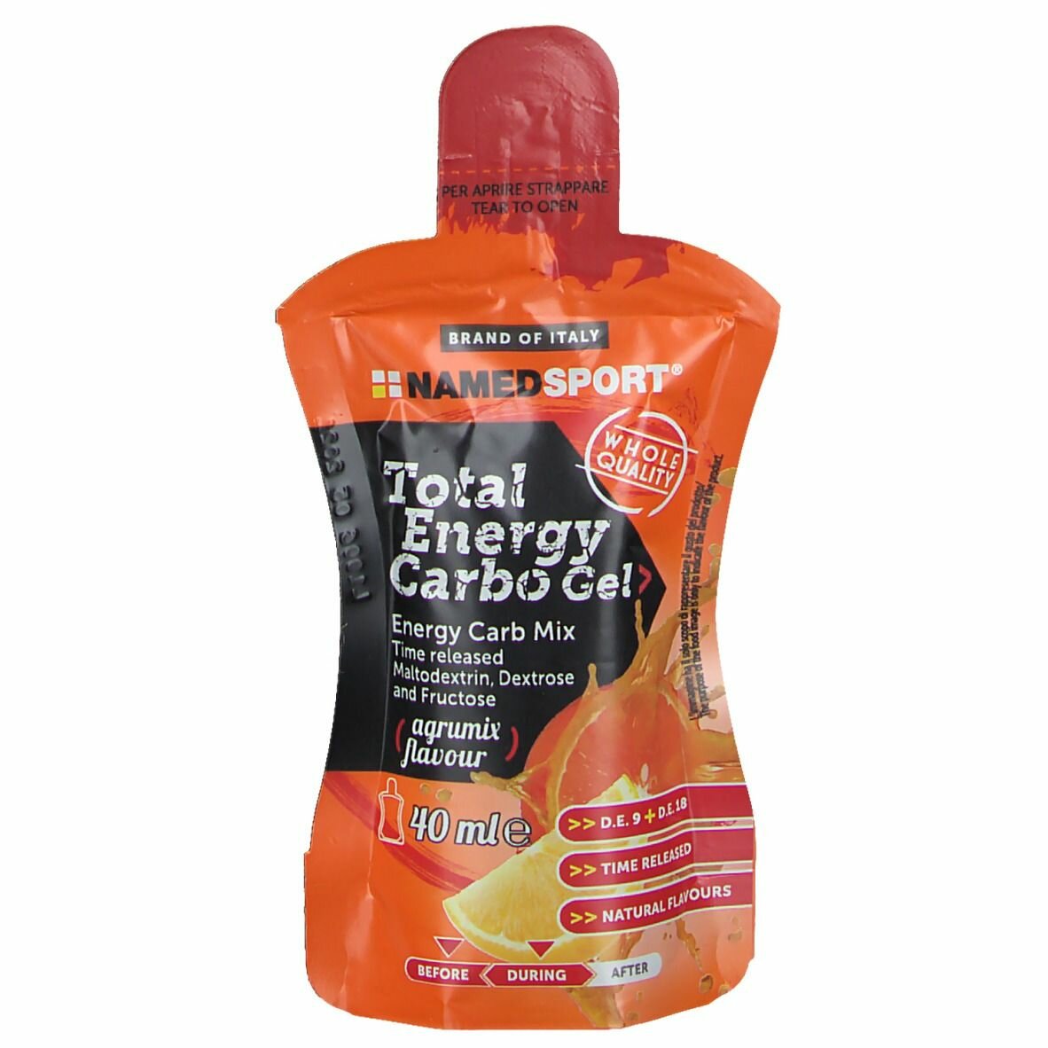 Total energy carbo gel agrumix 40 ml