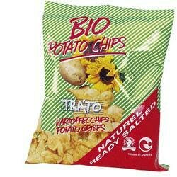 Trafo bio potato chips naturali con sale bio con olio di girasole 40 g