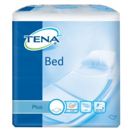 Traversa per incontinenza non rimboccabile tena bed plus 60x75cm 35 pezzi