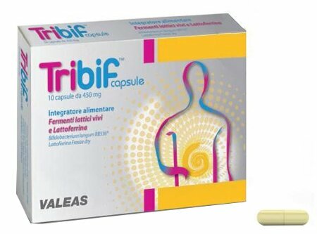 Tribif, Integratore Fermenti Lattici Vivi, Adulti 10 capsule