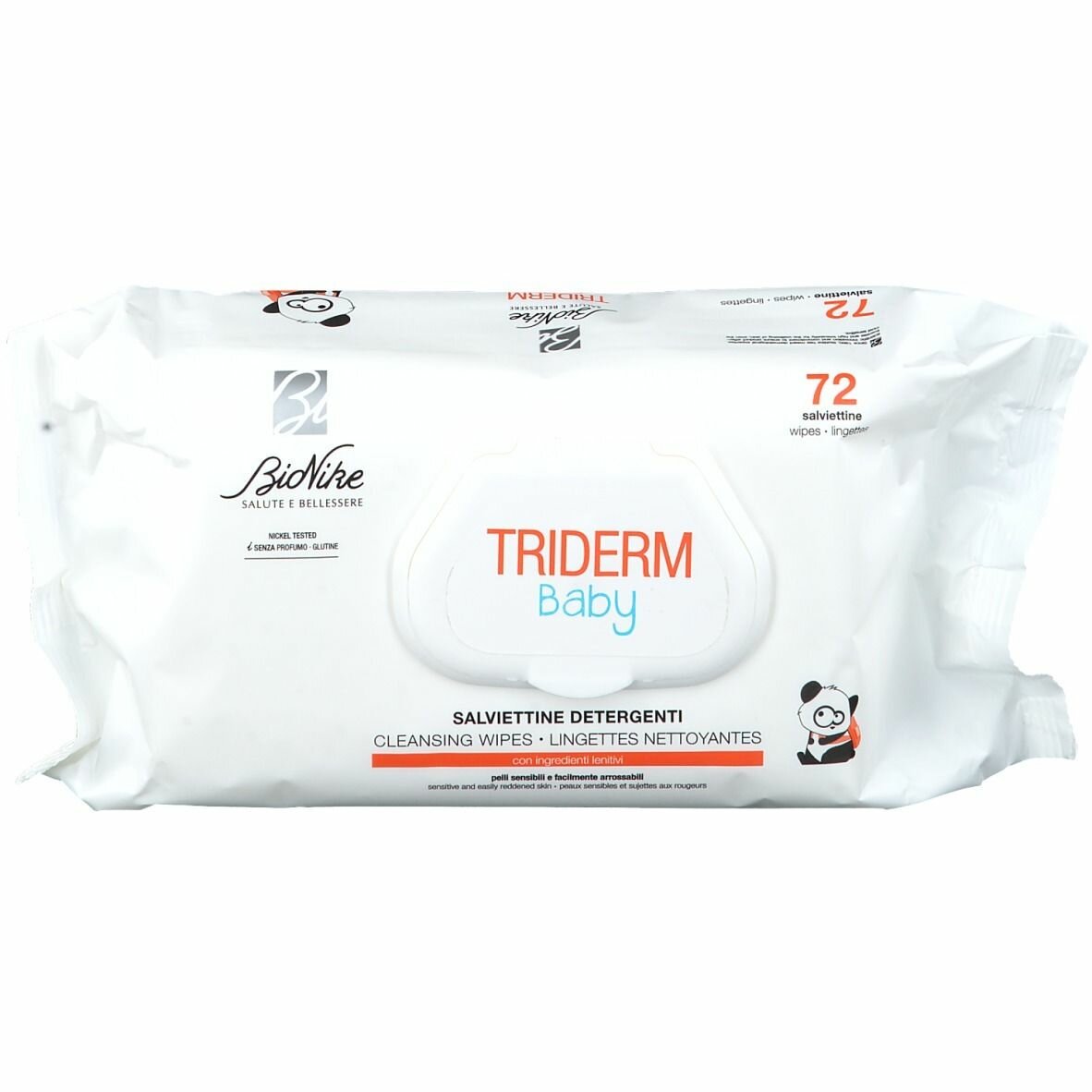 Triderm baby salviettine detergenti 72 pezzi