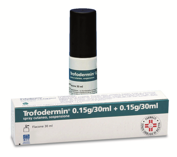 Trofodermin spray cut 30 ml 5% + 5%