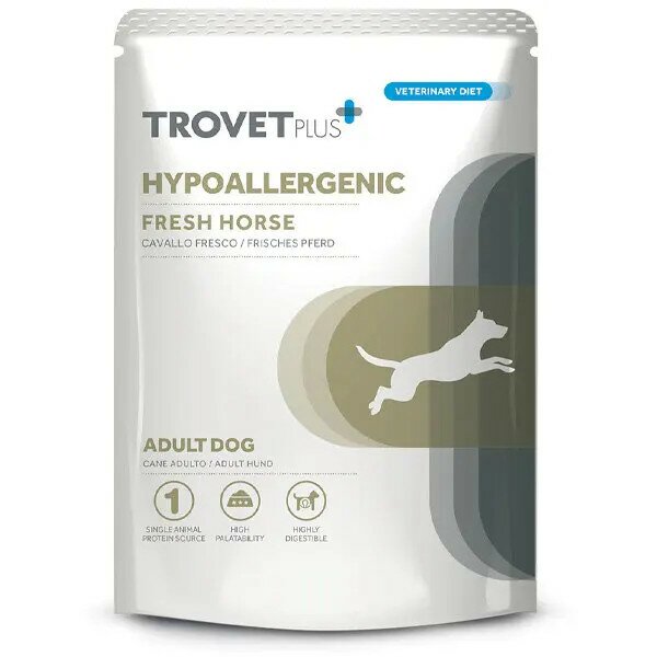 Trovet Plus Dog Adult Hypoallergenic Cavallo Fresco