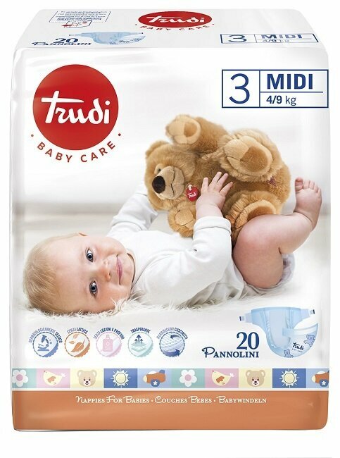Trudi baby c pannolini bb midi4/9kg