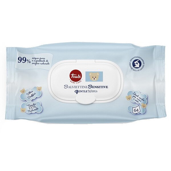Trudy baby salviettine sensitive 64 pezzi