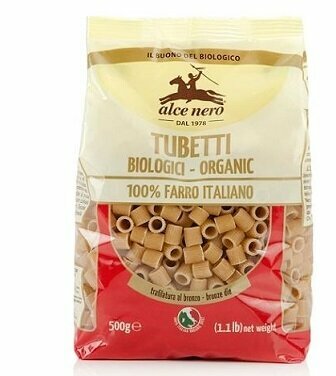 Tubetti 100% sfarinato farro