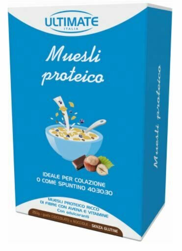 Ultimate muesli proteico cioccolato e nocciole 250 g