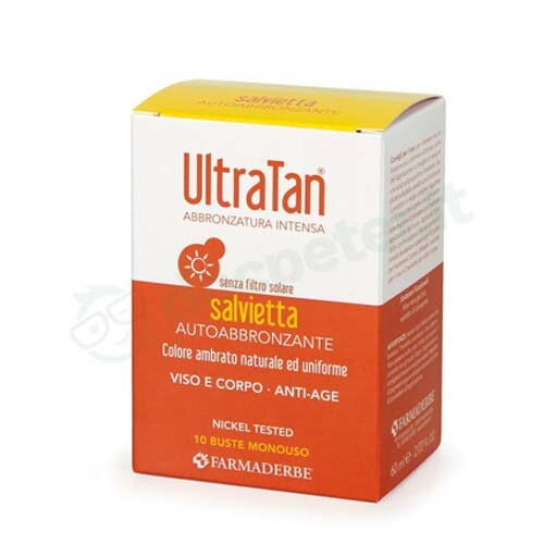 Ultra tan salviette autoabbronzanti