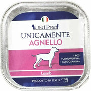 Unipro unicamente agnello cibo umido cani adulti vaschetta 150g