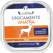 Unipro unicamente anatra cibo umido cani adulti vaschetta 150g