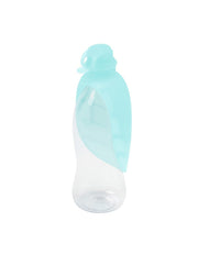 United pets leaf dispenser acqua da viaggio silicone colore verde acqua per cani