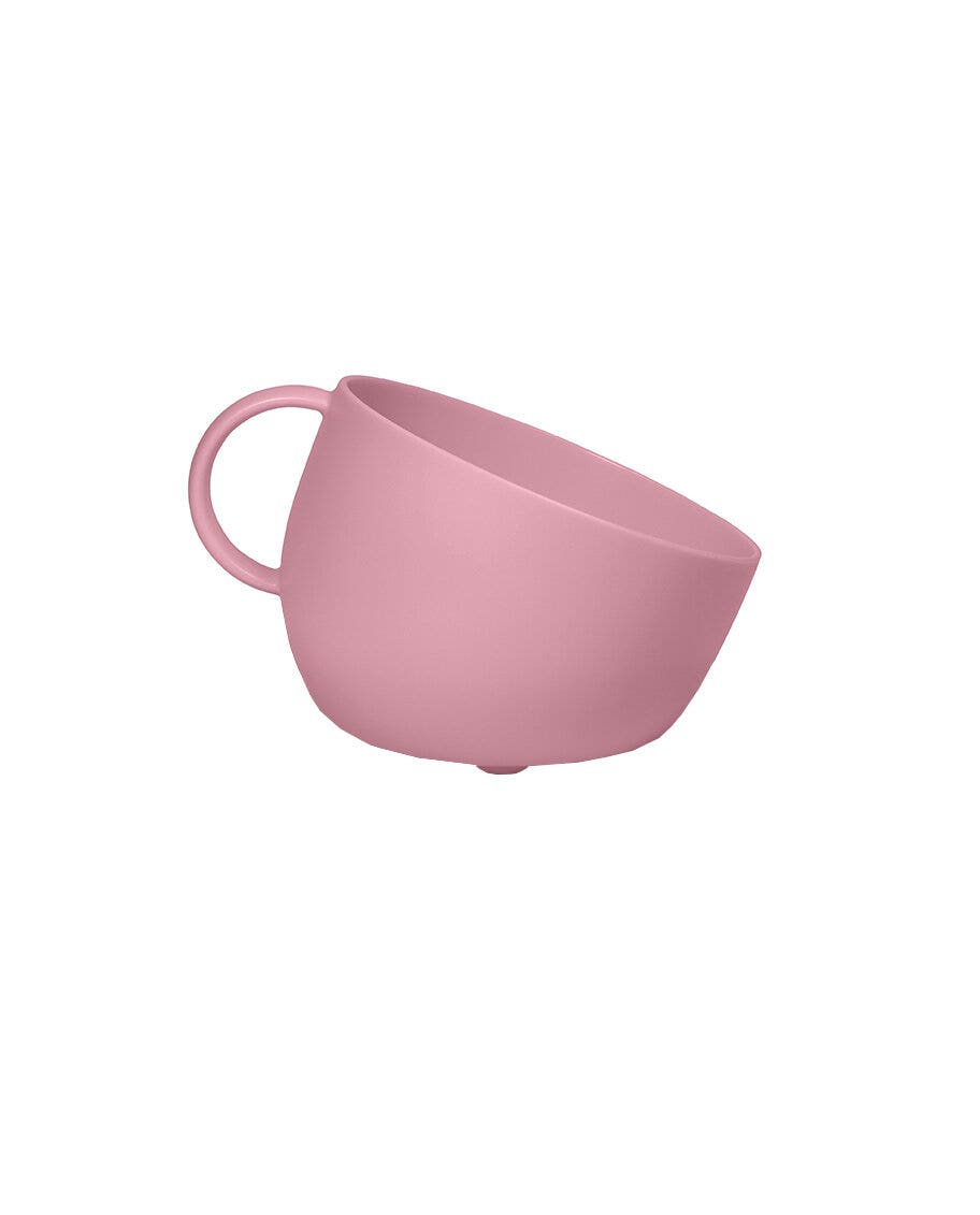 United pets set cup ciotola anti schizzo colore rosa antico 2500ml