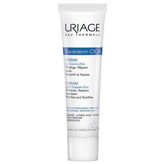 Uriage Bariéderm Cica-Crema Riparatrice al Cu-Zn 100 ml