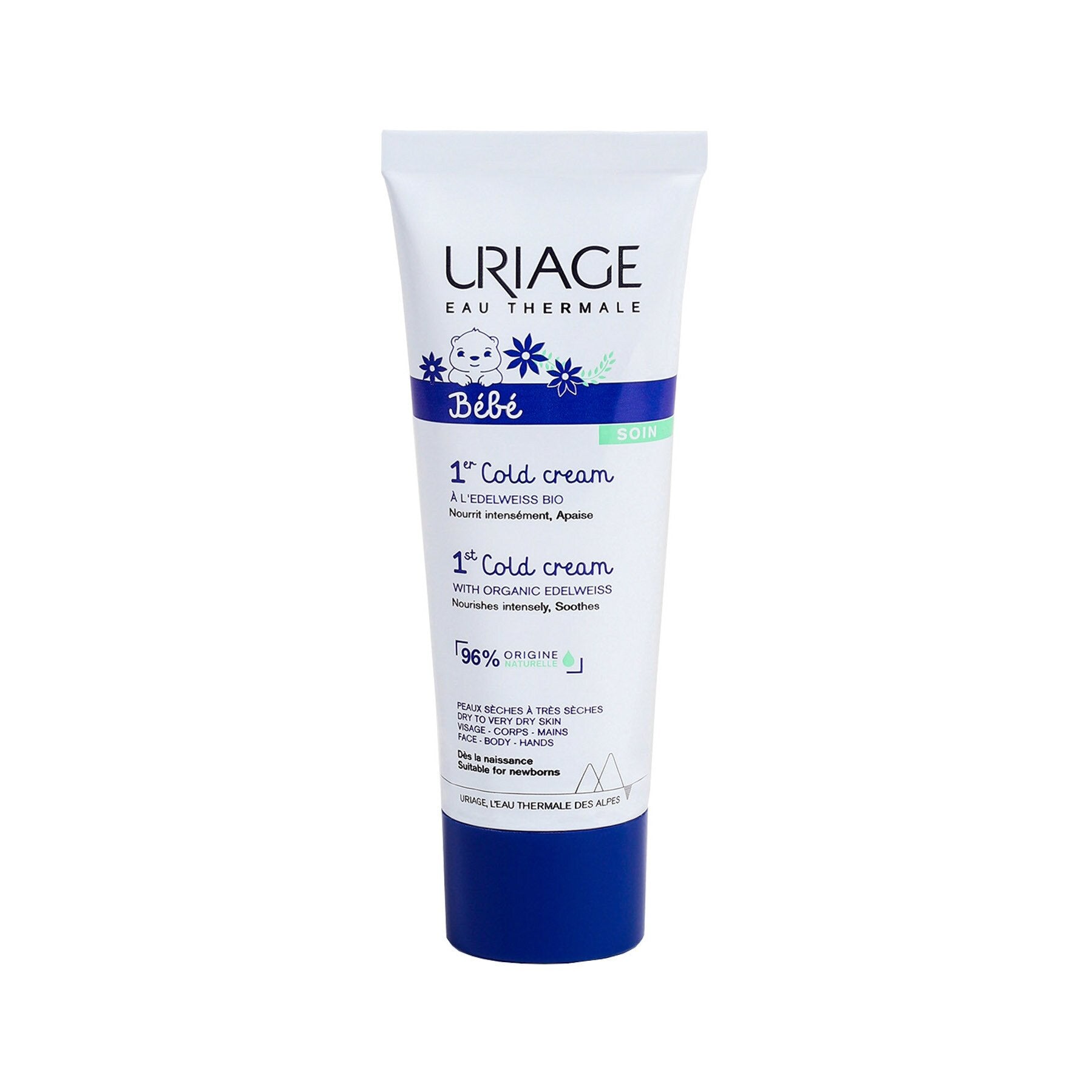 Uriage Bébé Cold Cream Crema Ultra-Nutriente Viso e Corpo 75 ml