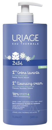 Uriage Bébé Crema Lavante Detergente Senza Sapone 1 L