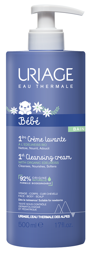 Uriage Bébé Crema Lavante Detergente Senza Sapone 500 ml