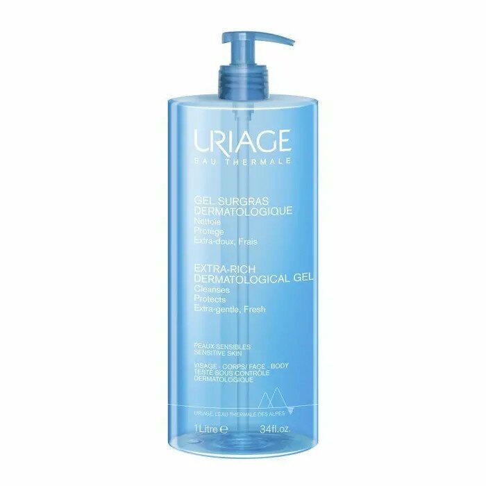 Uriage Gel Surgras Detergente Pelle Sensibile 1 L