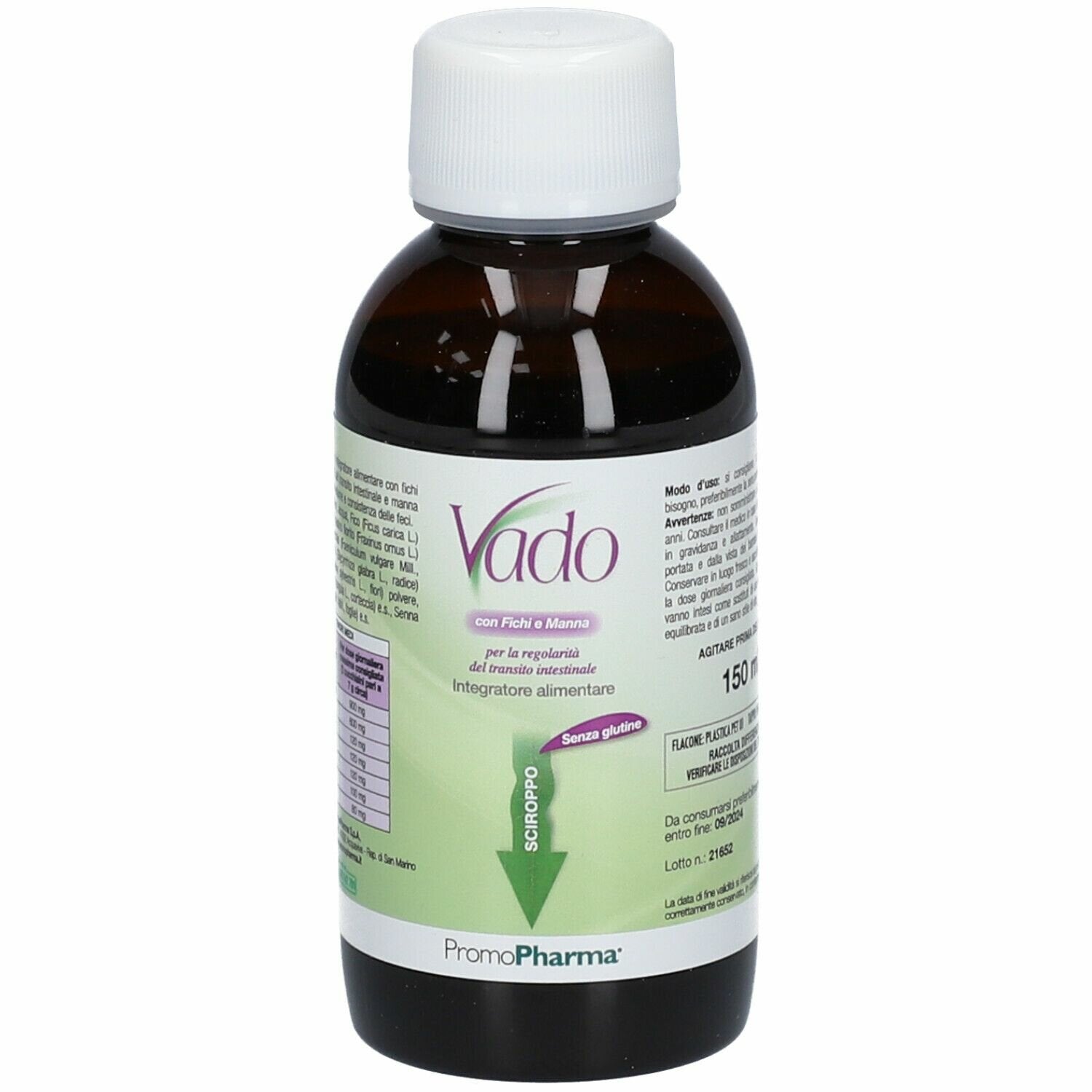 Vado Sciroppo Fichi Manna 150 ml Nuova Formula