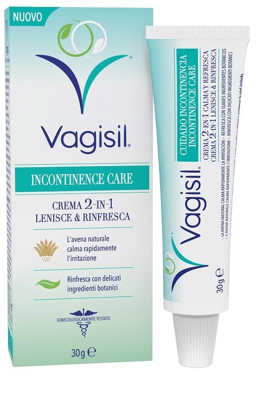 Vagisil incontinence care crema 2in1 lenisce e rinfresca 30 g