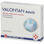 Valontan 100 mg Adulti Mal d'Auto 10 Compresse Rivestite