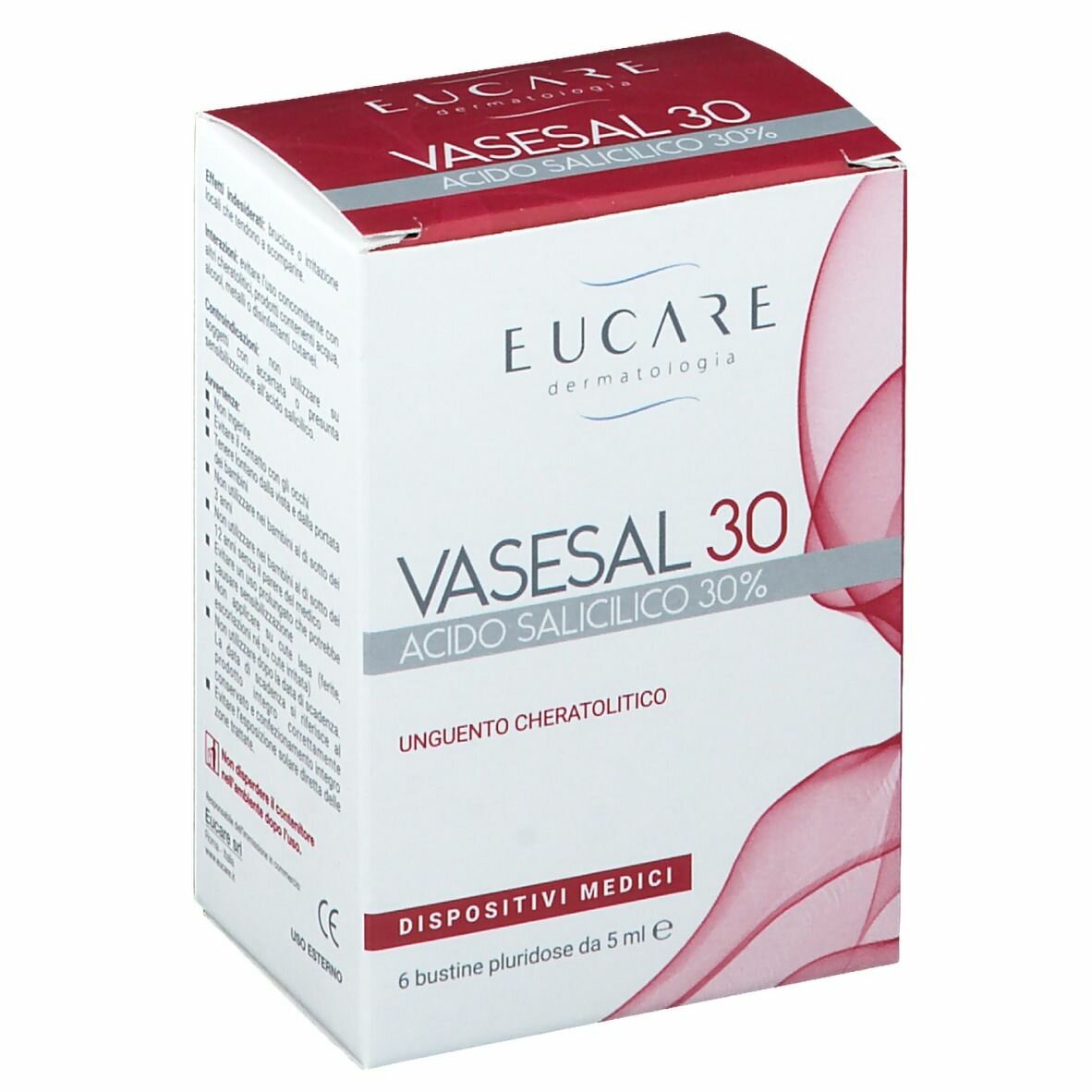 Vasesal 30 6 bustine unguento cheratolitico