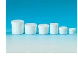 Vasetto polipropilene bianco coperchio vite cold cream 50