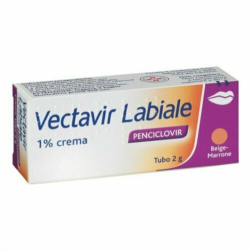 Vectavir Labiale 1% Crema Dermatologica Herpes Labiale 2 g 