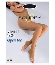 Venere 140 open toe collant nero 5xl xxl