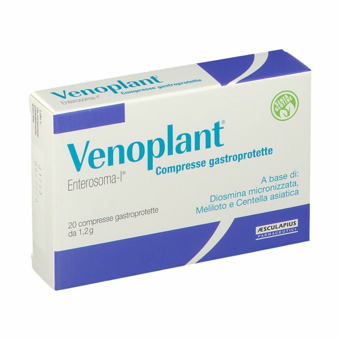 Venoplant 20 compresse da 1,2 g per il Trofismo del Microcircolo