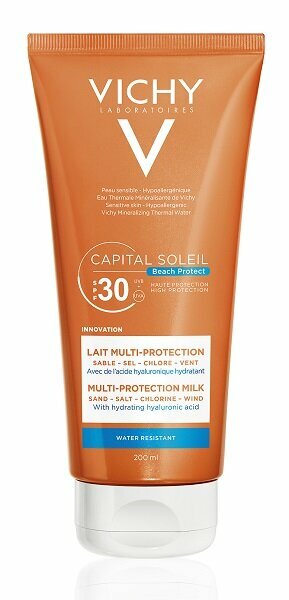 Vichy Capital Soleil Beach Protect Latte Solare Multiprotezione SPF 30 Tubo 200 ml
