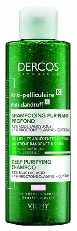 Vichy Dercos Antiforfora K Shampoo Purificante Intensivo 250 ml
