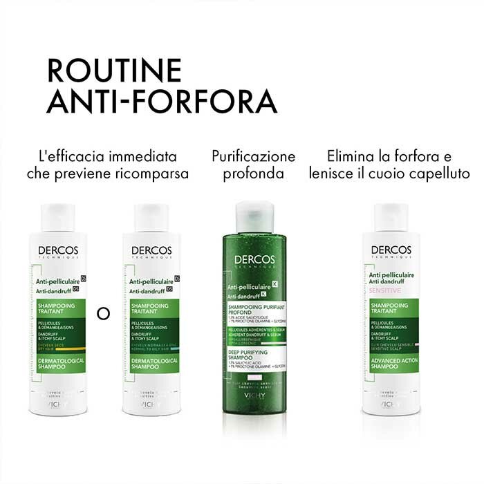 Vichy Dercos Shampoo Antiforfora Capelli Normali a Grassi 200 ml