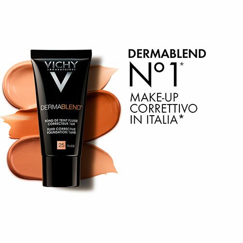 Vichy Dermablend Fondotinta Correttore Fluido 25 Nude 30 ml