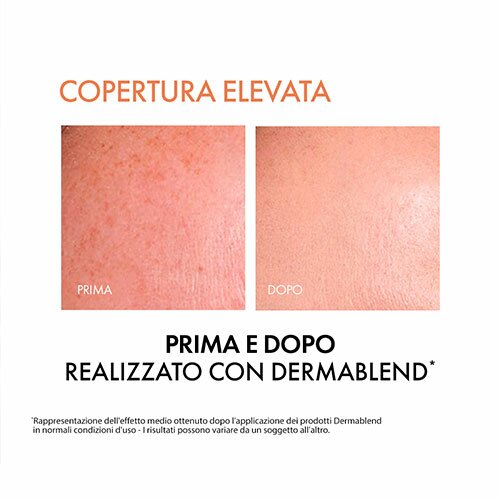 Vichy Dermablend Fondotinta Correttore Fluido 25 Nude 30 ml