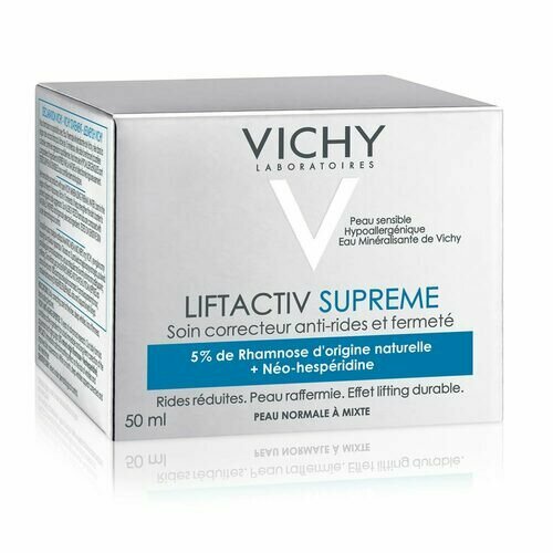 Vichy Liftactiv Supreme Pelle Normale e Mista Trattamento Antirughe 50 ml