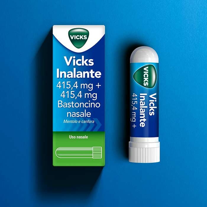 Vicks Inalante Bastoncino Nasale flacone 1 g 415,4 mg + 415,4 mg