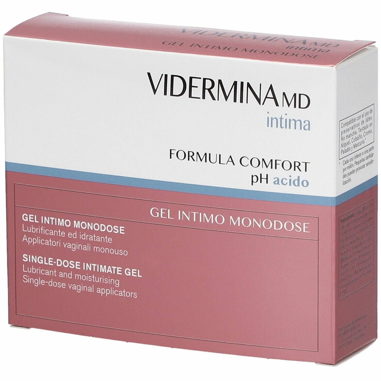Vidermina gel int monodose 6 flaconi da 5l