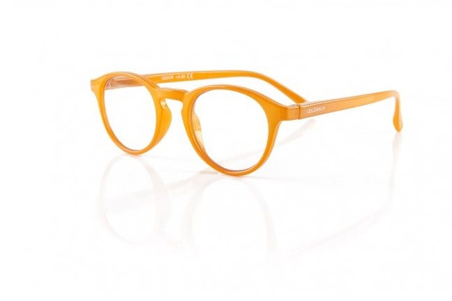 Vintage orange occhiali da vista + 2,00 diottria 1 paio