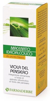 Viola del pensiero macerato idroalcolico 50 ml